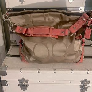 Beautiful Coach purse that can complement most outfits.